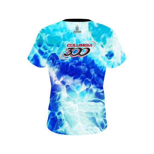 Columbia 300 Wavey Onyx CoolWick Bowling Jersey - Image 2
