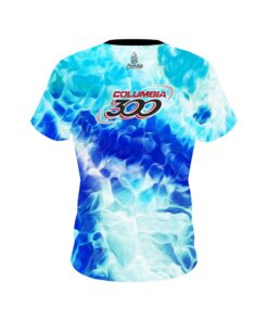 Alternative view of Columbia 300 Wavey Onyx CoolWick Bowling Jersey