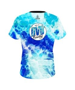 Alternative view of DV8 Wavey Onyx CoolWick Bowling Jersey