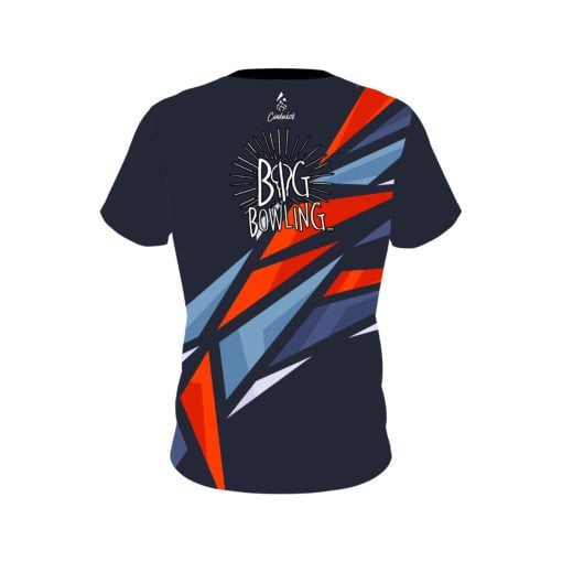 Big Bowling Navy Sport CoolWick Bowling Jersey - Image 2