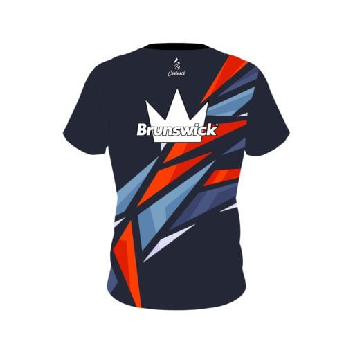 Brunswick Navy Sport Coolwick Bowling Jersey - Image 2