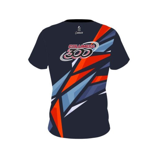 Columbia 300 Navy Sport CoolWick Bowling Jersey - Image 2