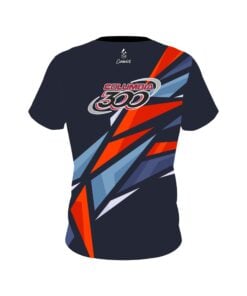 Alternative view of Columbia 300 Navy Sport CoolWick Bowling Jersey