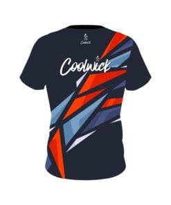 Alternative view of Signature Navy Sport CoolWick Bowling Jersey
