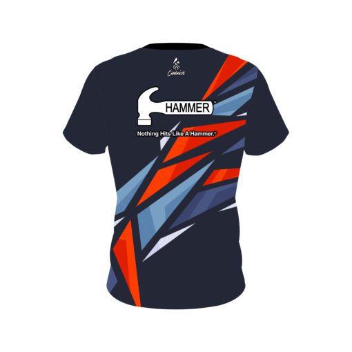 Hammer Navy Sport CoolWick Bowling Jersey - Image 2