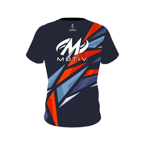 Motiv Navy Sport CoolWick Bowling Jersey - Image 2