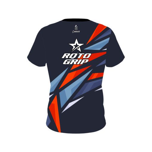 Roto Grip Navy Sport Grungey CoolWick Bowling Jersey - Image 2