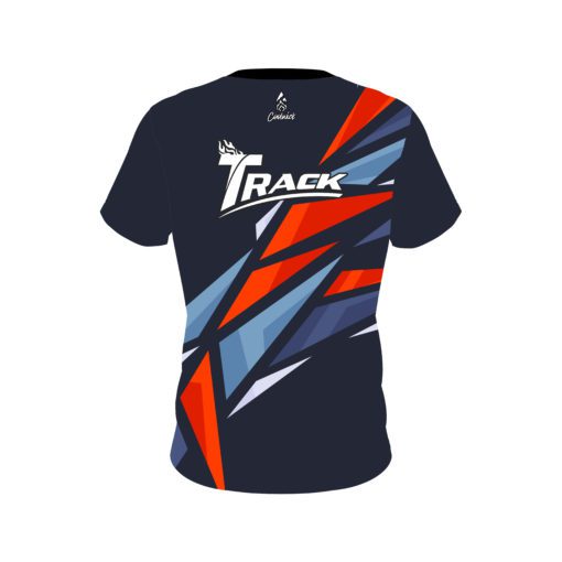 Track Navy Sport CoolWick Bowling Jersey - Image 2