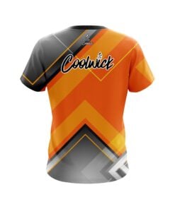 Alternative view of Signature Orange Veneer CoolWick Bowling Jersey