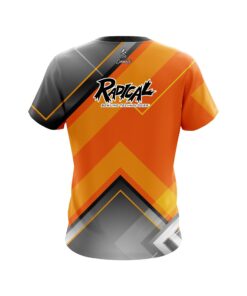 Alternative view of Radical Orange Veneer CoolWick Bowling Jersey