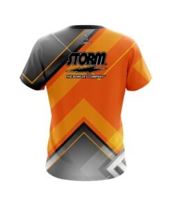 Alternative view of Storm Orange Veneer CoolWick Bowling Jersey