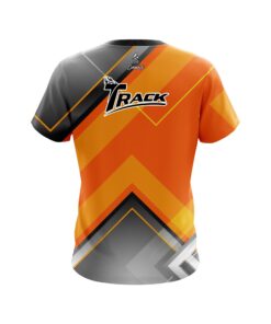 Alternative view of Track Orange Veneer CoolWick Bowling Jersey