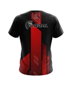 Alternative view of 900 Global Red Underscore CoolWick Bowling Jersey