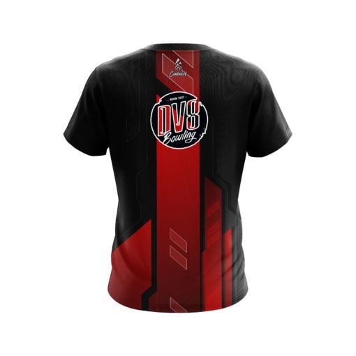 DV8 Red Underscore CoolWick Bowling Jersey - Image 2