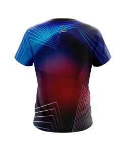 Alternative view of Plain Skewed CoolWick Bowling Jersey