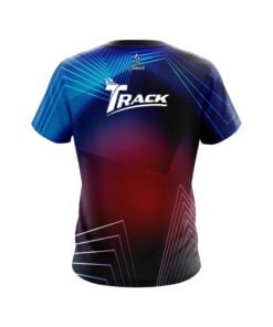 Alternative view of Track Skewed CoolWick Bowling Jersey