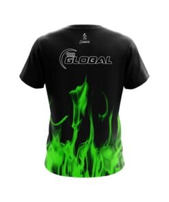 Alternative view of 900 Global Green Flame CoolWick Bowling Jersey