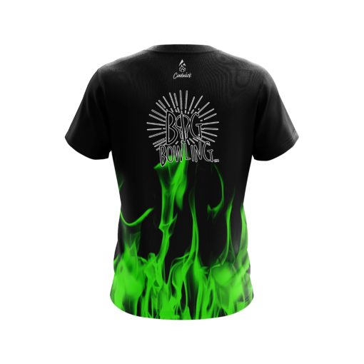 Big Bowling Green Flame CoolWick Bowling Jersey - Image 2