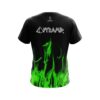 Pyramid Green Flame Bowling Jersey - Image 2