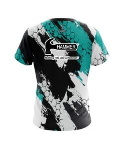 Alternative view of Hammer Hexagram CoolWick Bowling Jersey
