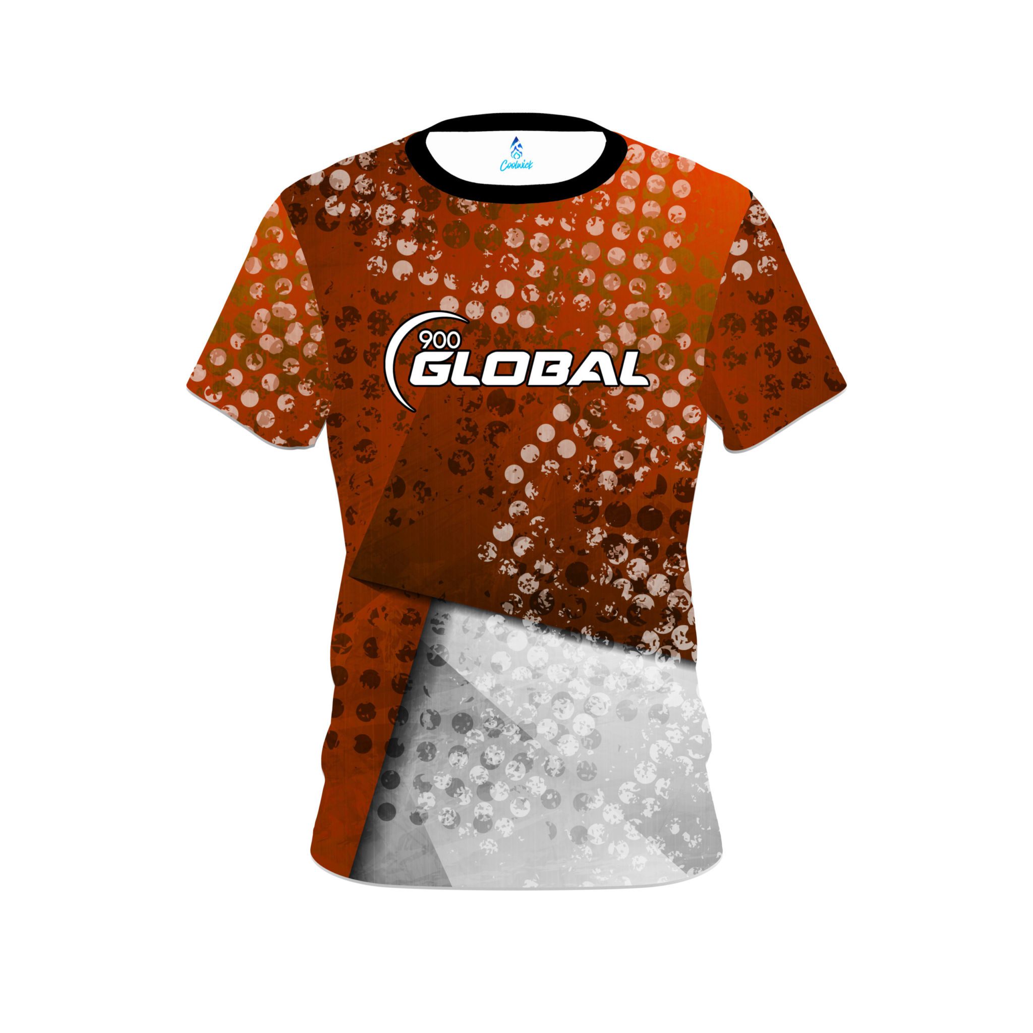 900 Global Burnt Grungey CoolWick Bowling Jersey