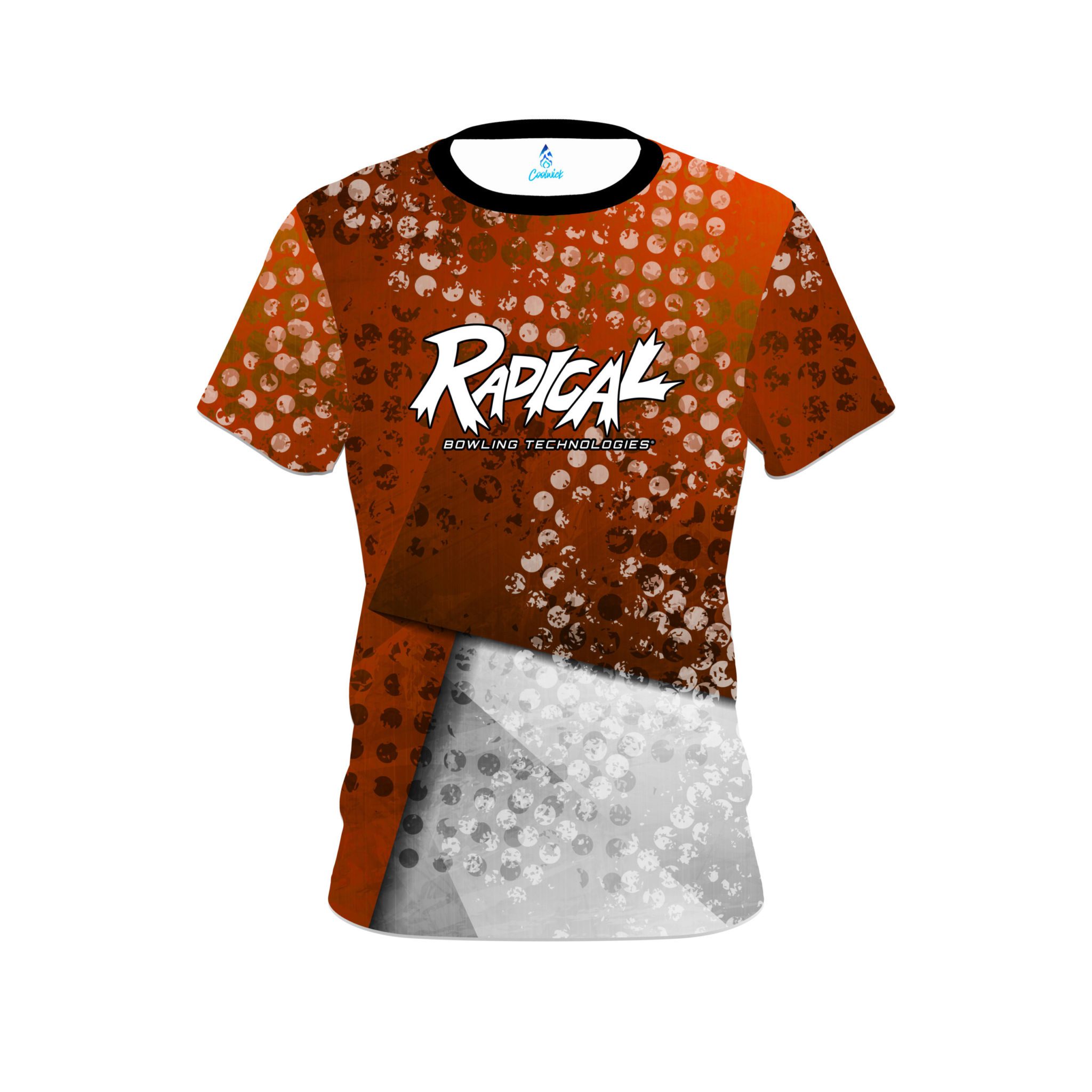 Radical Burnt Grungey CoolWick Bowling Jersey