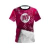 DV8 Magenta Grungey CoolWick Bowling Jersey