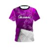 900 Global Purple Grungey CoolWick Bowling Jersey