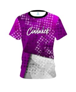 Signature Purple Grungey CoolWick Bowling Jersey