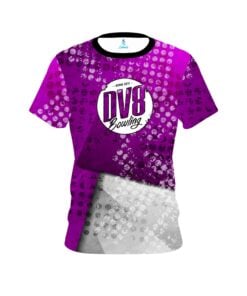 DV8 Purple Grungey CoolWick Bowling Jersey