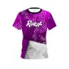 Radical Purple Grungey CoolWick Bowling Jersey