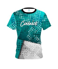 Signature Teal Grungey CoolWick Bowling Jersey