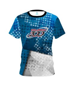 Columbia 300 Blue Grungey CoolWick Bowling Jersey