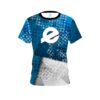 Ebonite Blue Grungey CoolWick Bowling Jersey