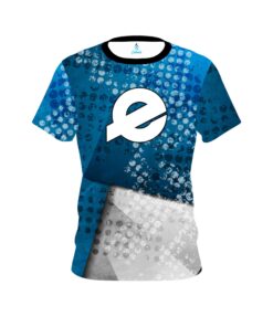 Ebonite Blue Grungey CoolWick Bowling Jersey