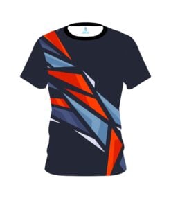 Plain Navy Sport CoolWick Bowling Jersey