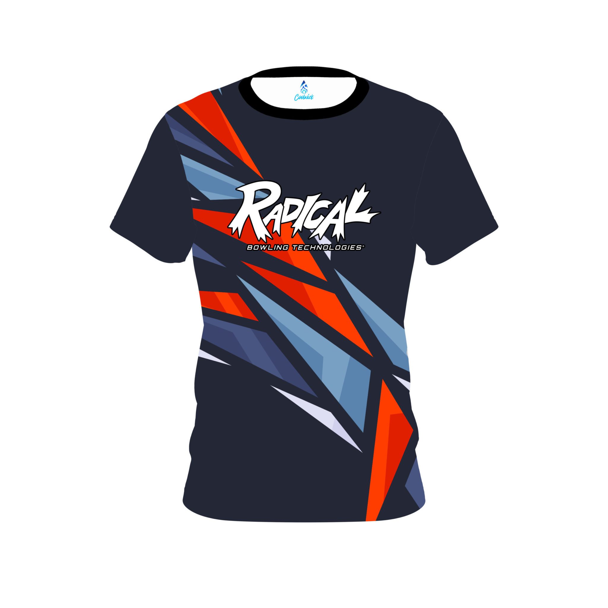 Radical Navy Sport CoolWick Bowling Jersey