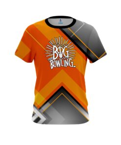 Big Bowling Orange Veneer CoolWick Bowling Jersey
