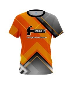Hammer Orange Veneer CoolWick Bowling Jersey