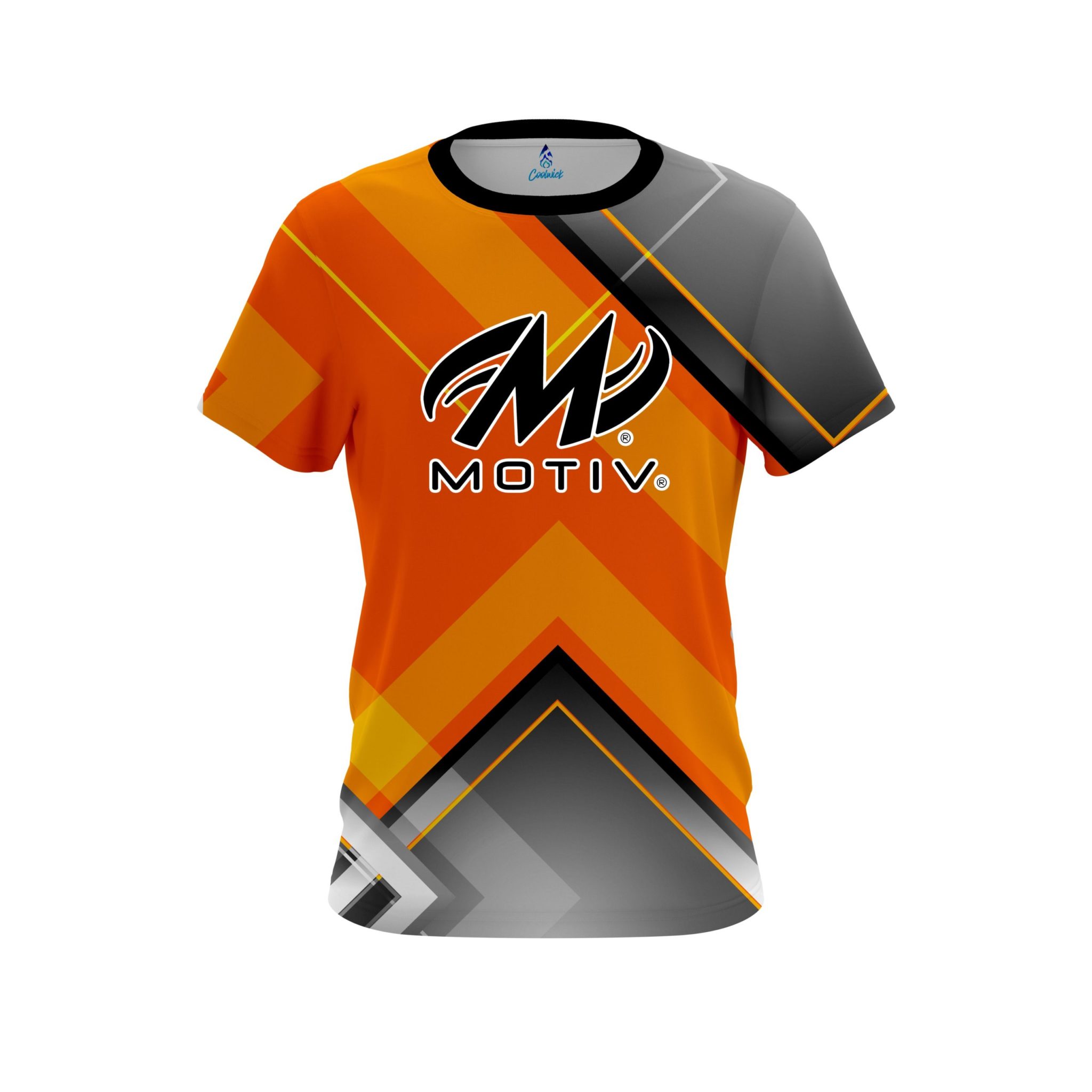 Motiv Orange Veneer CoolWick Bowling Jersey