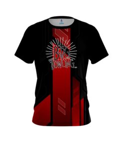 Big Bowling Red Underscore CoolWick Bowling Jersey