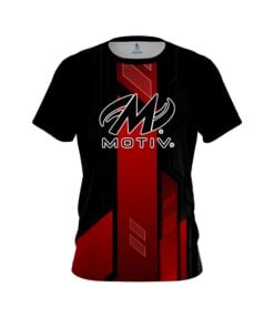 Motiv Red Underscore CoolWick Bowling Jersey