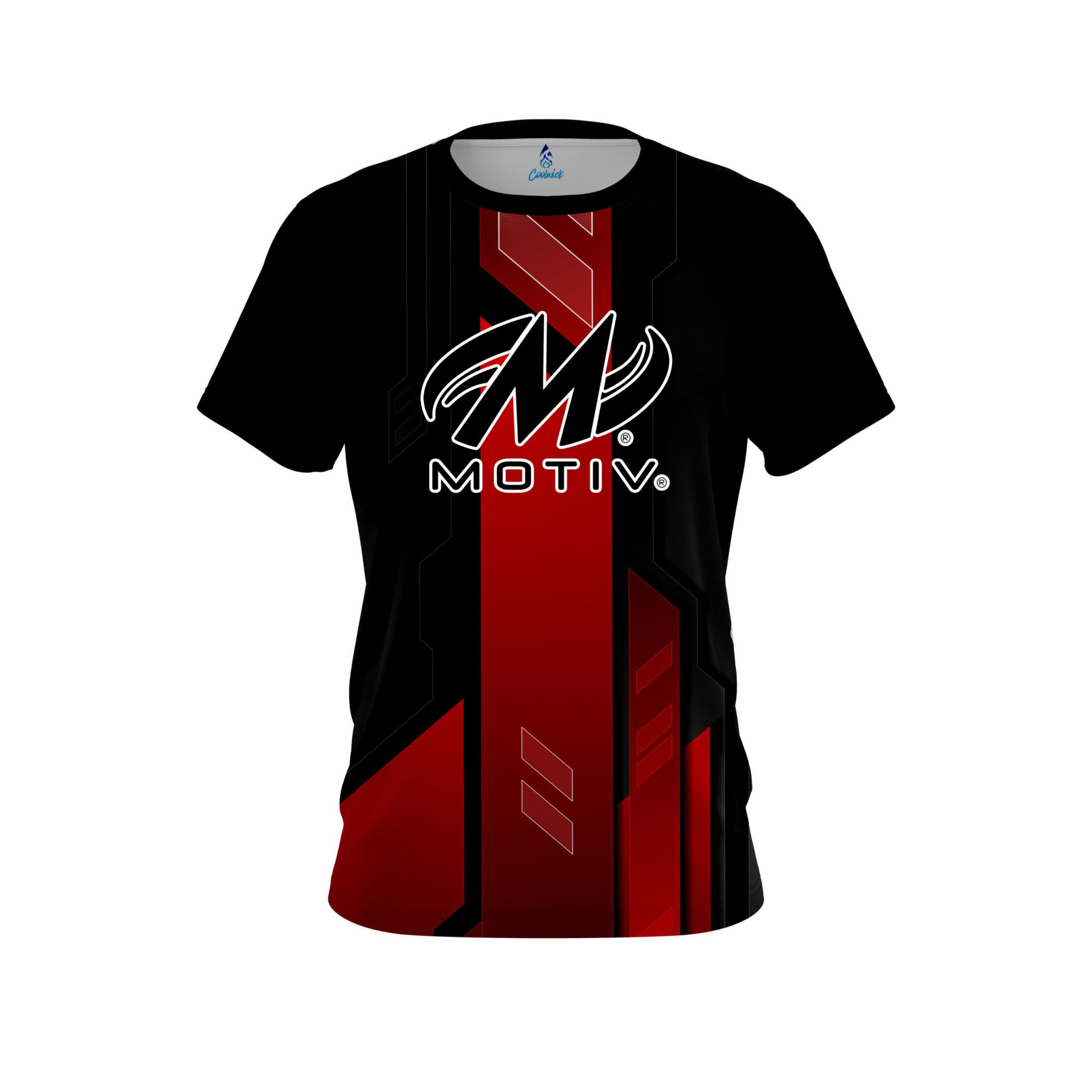 Motiv Red Underscore CoolWick Bowling Jersey
