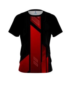 Plain Red Underscore CoolWick Bowling Jersey