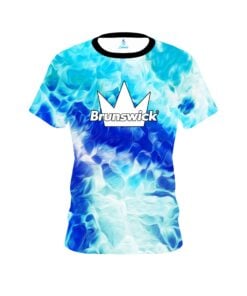 Brunswick Wavey Onyx CoolWick Bowling Jersey