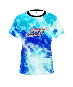 Columbia 300 Wavey Onyx CoolWick Bowling Jersey