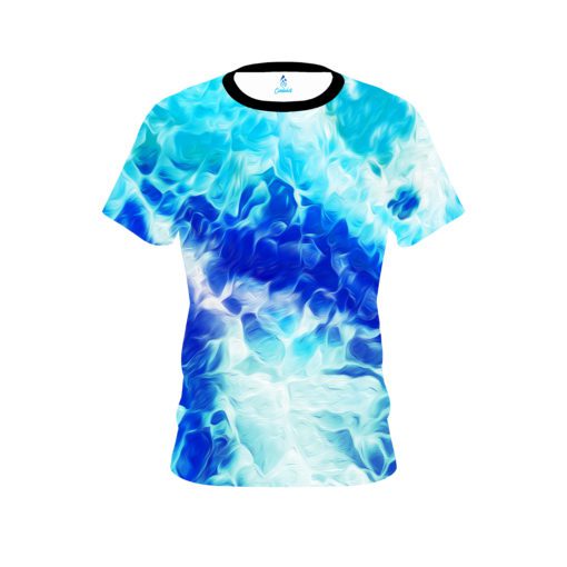 Plain Wavey Onyx CoolWick Bowling Jersey