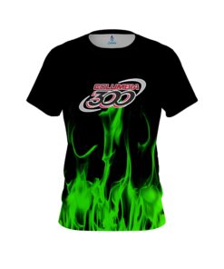 Columbia 300 Green Flame CoolWick Bowling Jersey