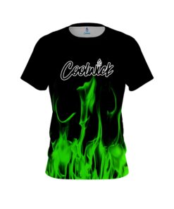 Signature Green Flame CoolWick Bowling Jersey