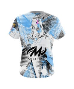 Alternative view of Motiv Erin McCarthy Blue Dots CoolWick Bowling Jersey